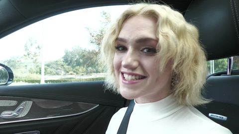 Gracie Gates la belle blonde se fait chauffer comme il faut !